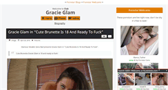 Desktop Screenshot of clubgracieglam.com